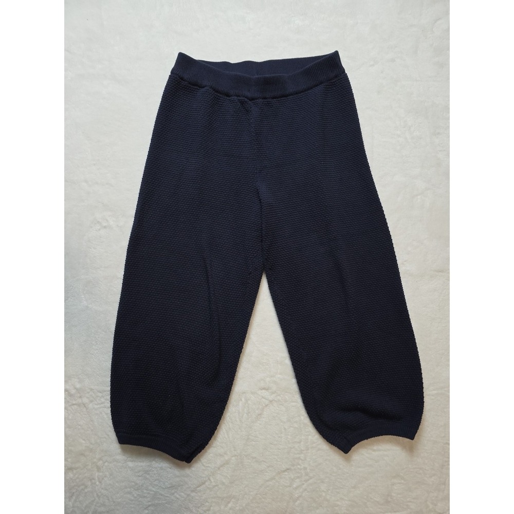 Free People FP‎ Beach Hailee Navy Sweater Pant Large Chunky Oversized Harem